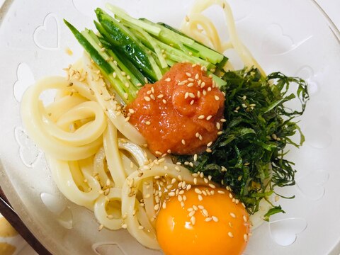 冷製明太子うどん